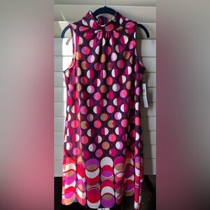 London Times - NWT - Dress - 8 - Navy/Coral -adorable